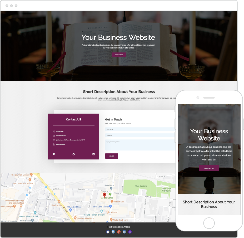 Website Builder 8 Template