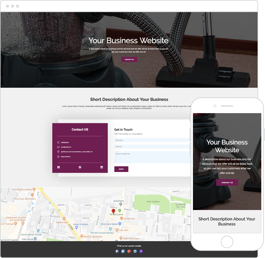 Website Builder 8 Template