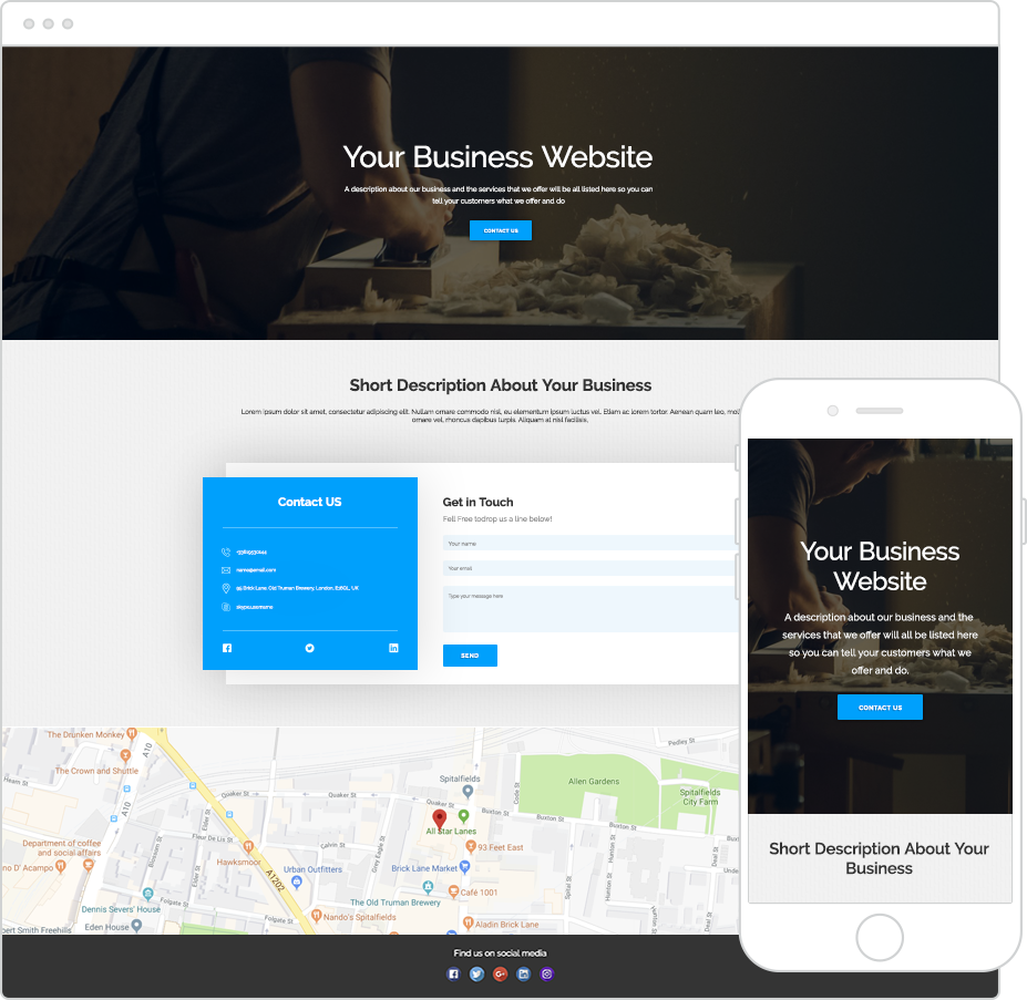 Website Builder 8 Template