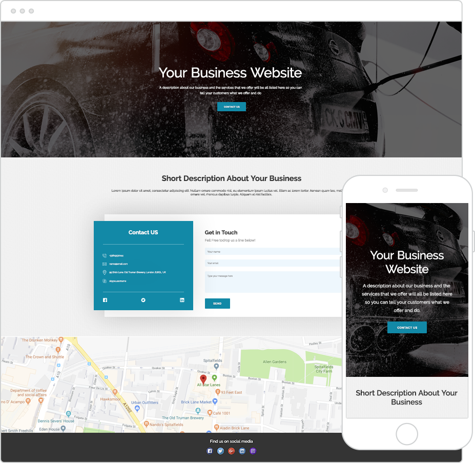 Website Builder 8 Template