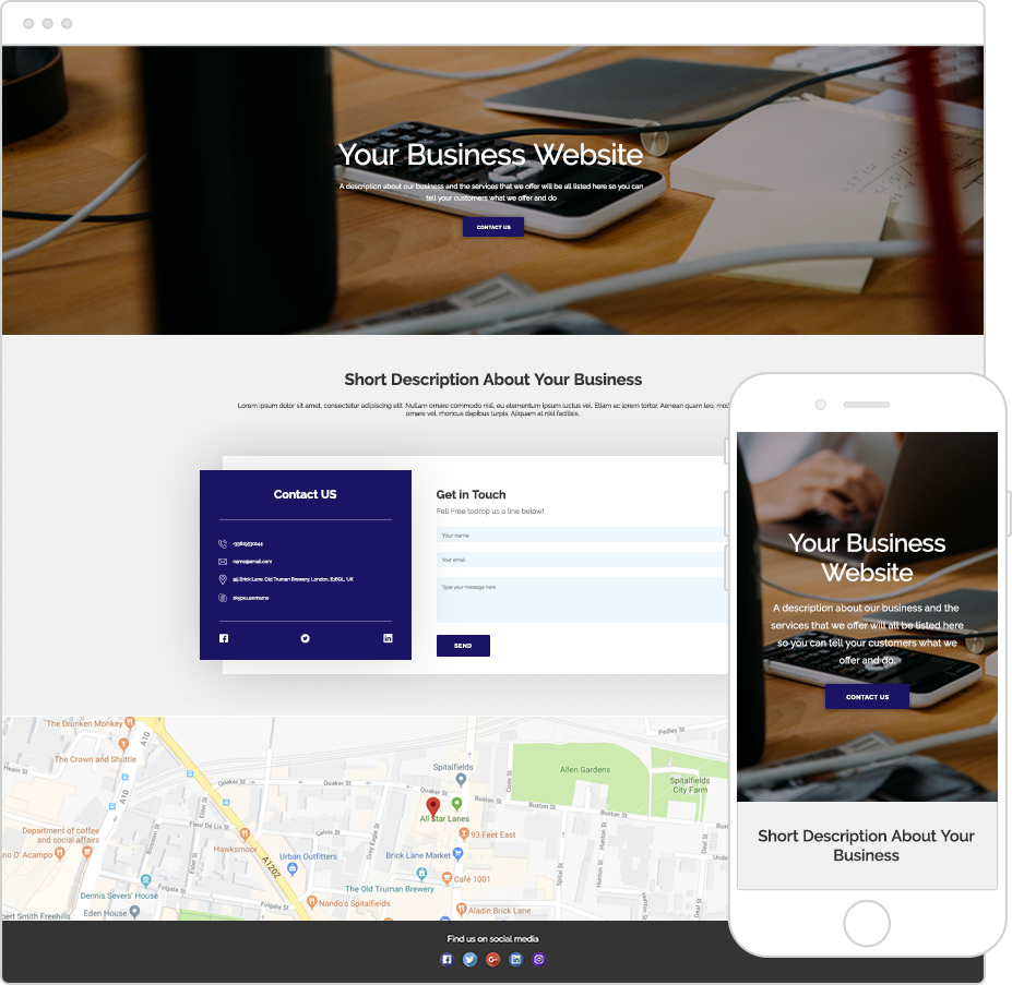 Website Builder 8 Template