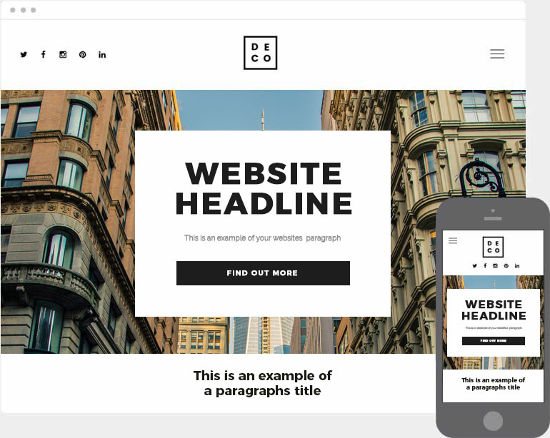 Website Builder 8 Template